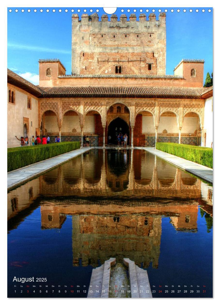 Bild: 9783457030905 | Die Alhambra (Wandkalender 2025 DIN A3 hoch), CALVENDO Monatskalender