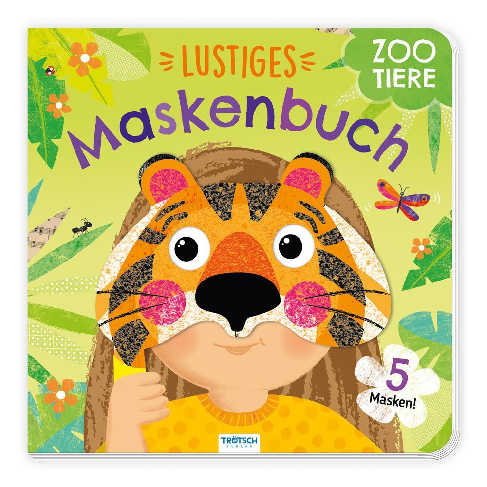 Cover: 9783988021588 | Trötsch Pappenbuch mit Masken Lustiges Maskenbuch Zootiere | KG | Buch