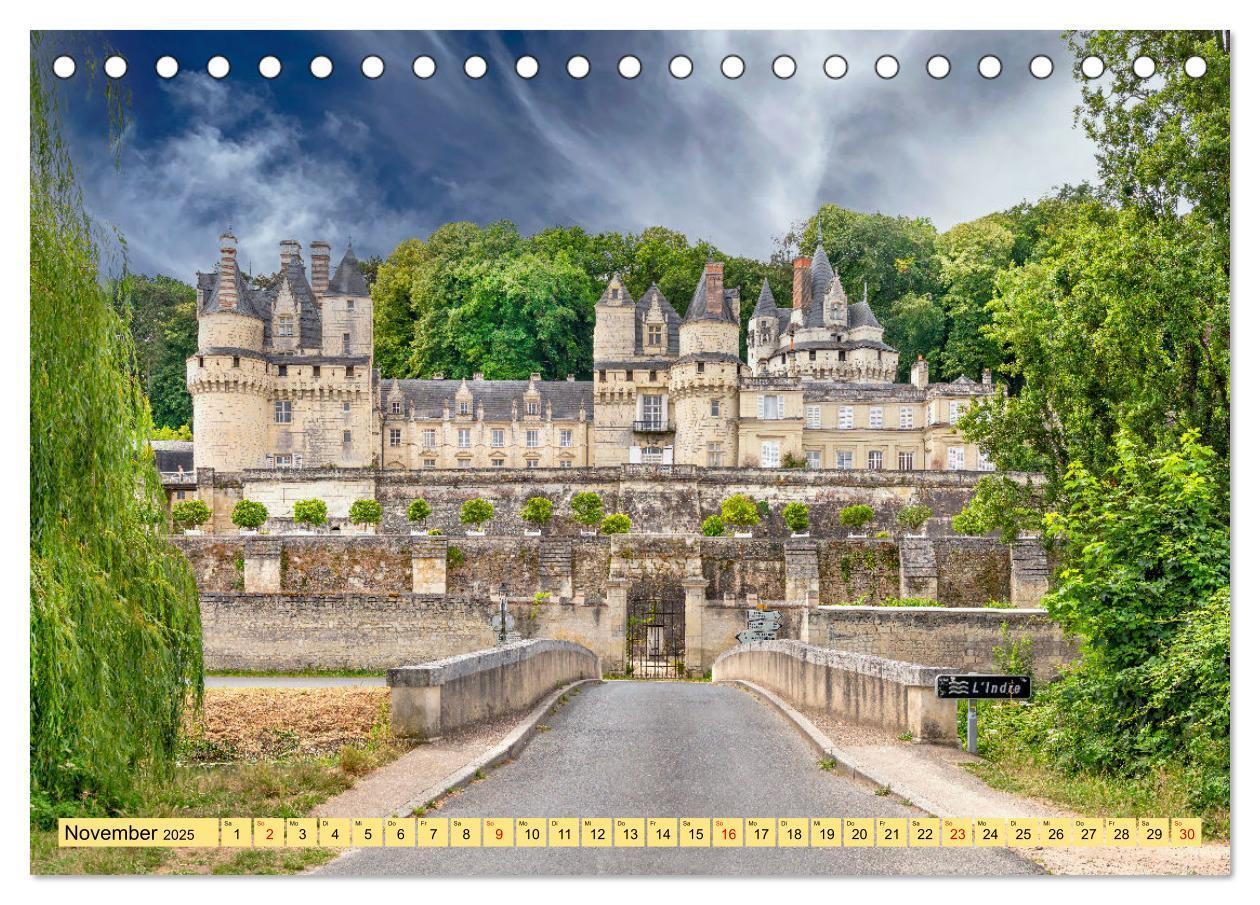 Bild: 9783383800429 | Châteaux. Im Tal der Loire (Tischkalender 2025 DIN A5 quer),...