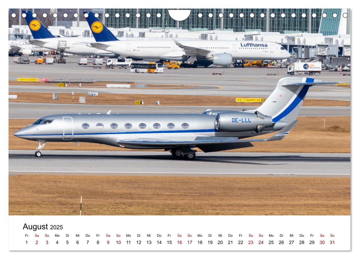 Bild: 9783457220283 | Die Welt der Privatjets (Wandkalender 2025 DIN A4 quer), CALVENDO...