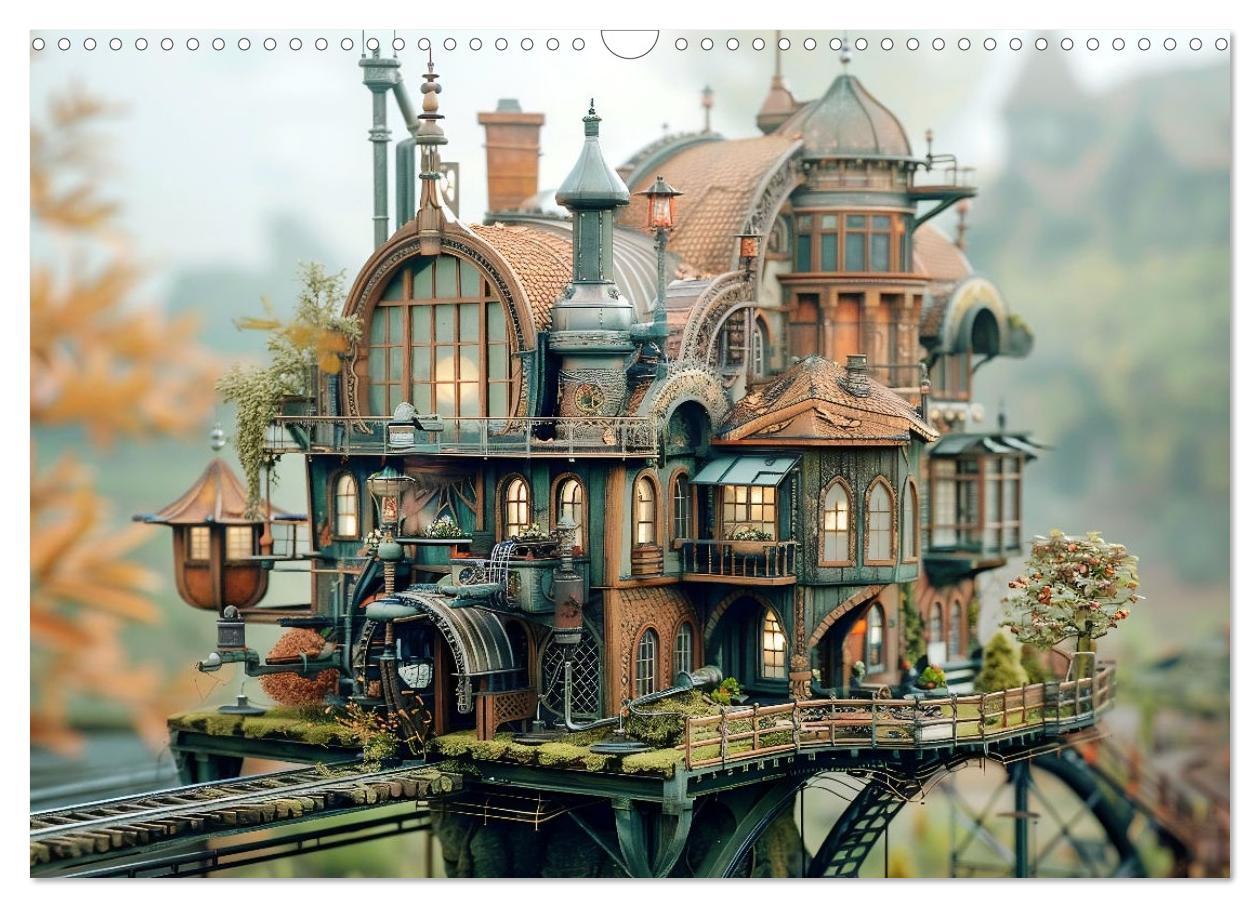 Bild: 9783435979677 | Miniaturwelt Faszinierend winzige Häuser im Steampunk-Stil...