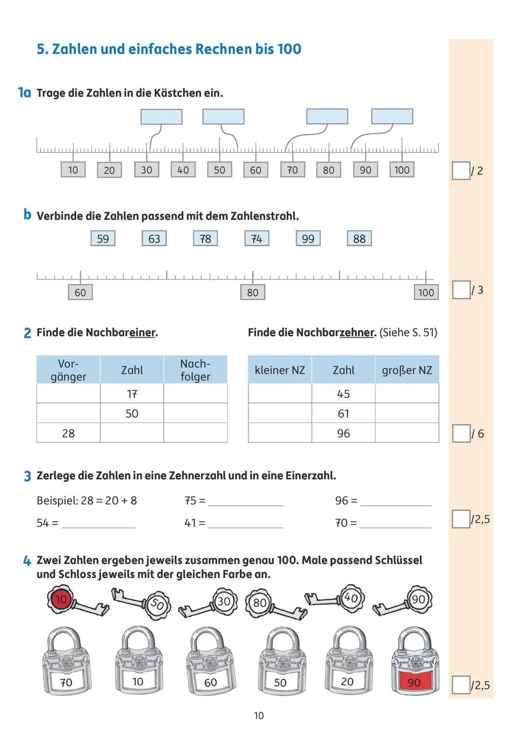 Bild: 9783881000826 | Tests in Mathe - Lernzielkontrollen 2. Klasse | Agnes Spiecker | 80 S.