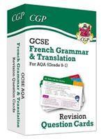 Cover: 9781789084597 | GCSE AQA French: Grammar &amp; Translation Revision Question Cards (For...