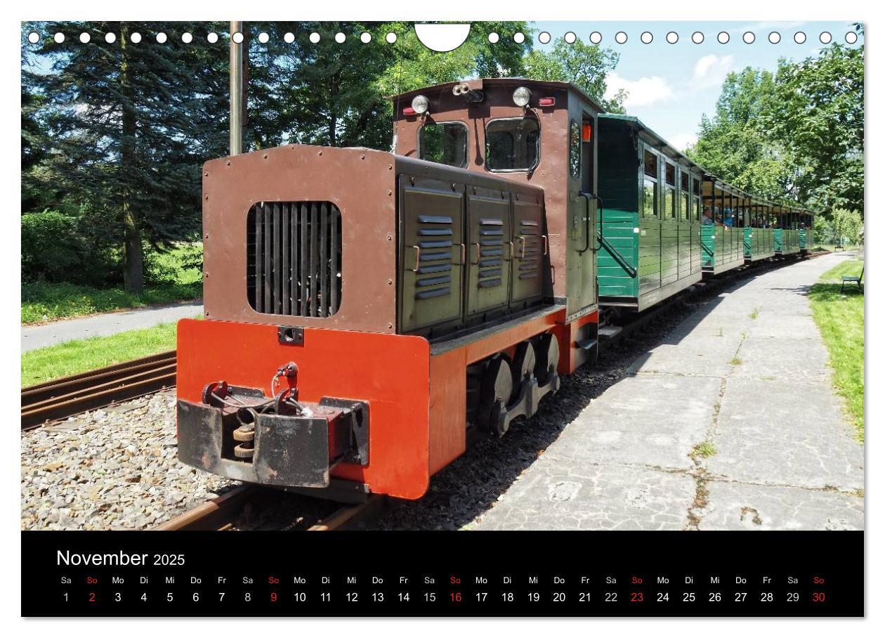 Bild: 9783435572823 | Waldeisenbahn Bad Muskau (Wandkalender 2025 DIN A4 quer), CALVENDO...