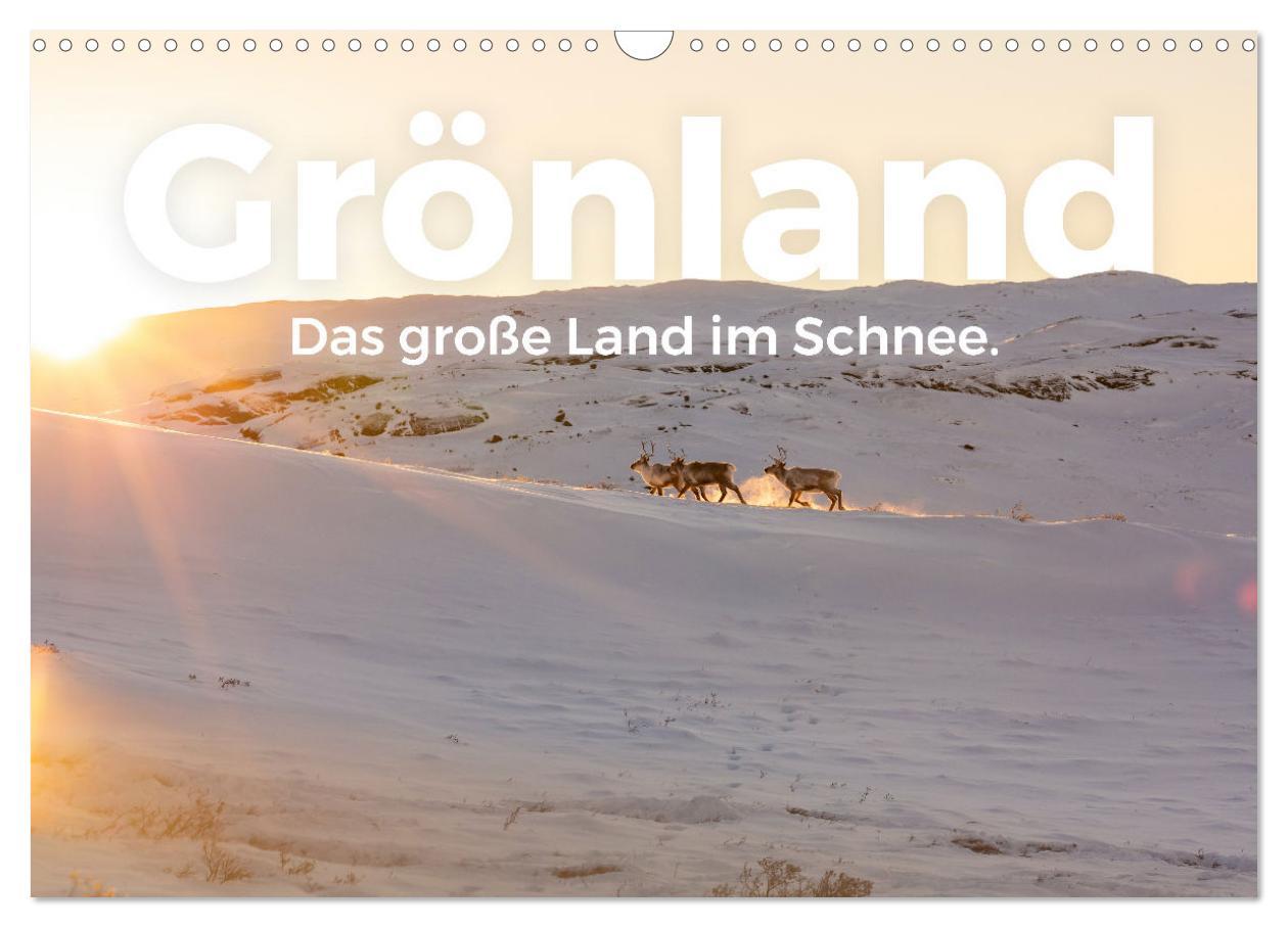 Cover: 9783435008032 | Grönland - Das große Land im Schnee. (Wandkalender 2025 DIN A3...