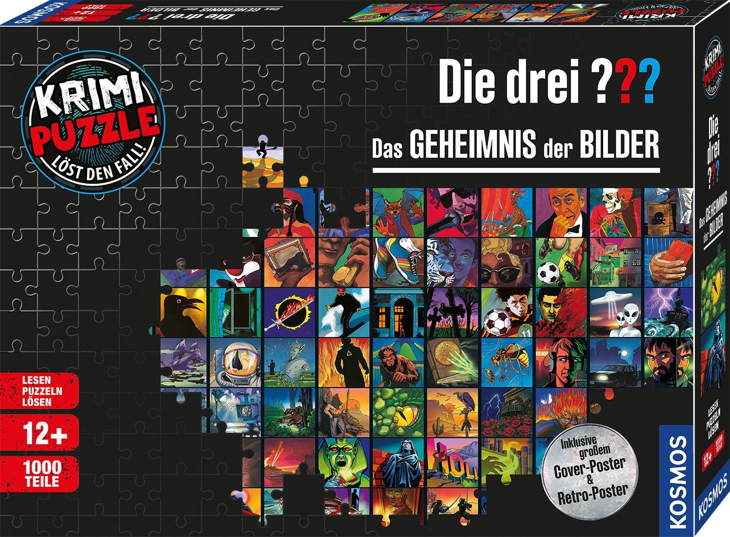 Cover: 4002051680831 | Krimi-Puzzle: Die drei ??? - Das Geheimnis der Bilder (1000 Teile)