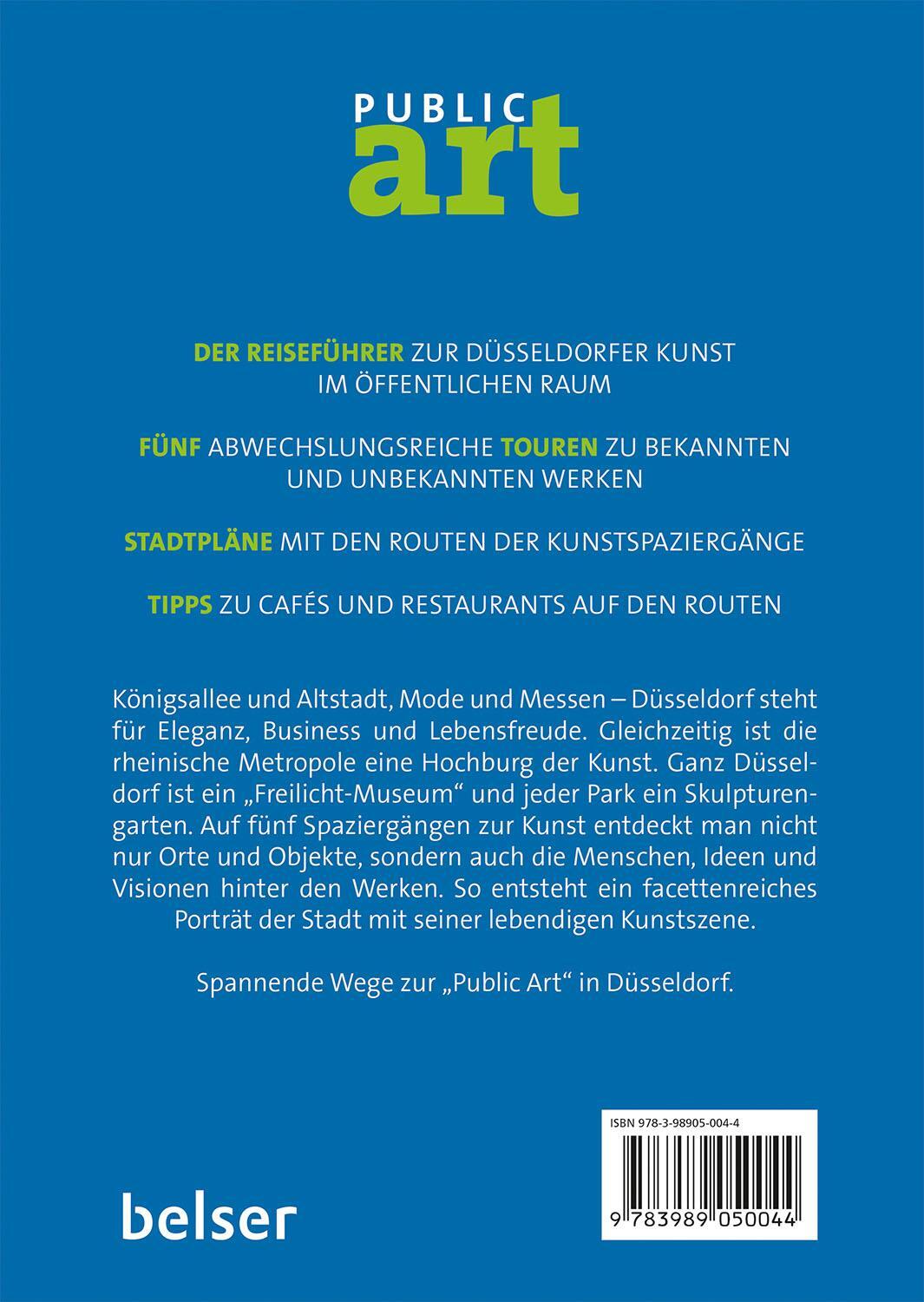 Rückseite: 9783989050044 | Spaziergänge zur Kunst in Düsseldorf | Ute Liesenfeld | Taschenbuch