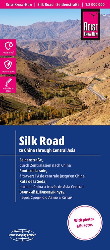 Cover: 9783831774623 | Reise Know-How Landkarte Seidenstraße / Silk Road (1:2 000 000):...