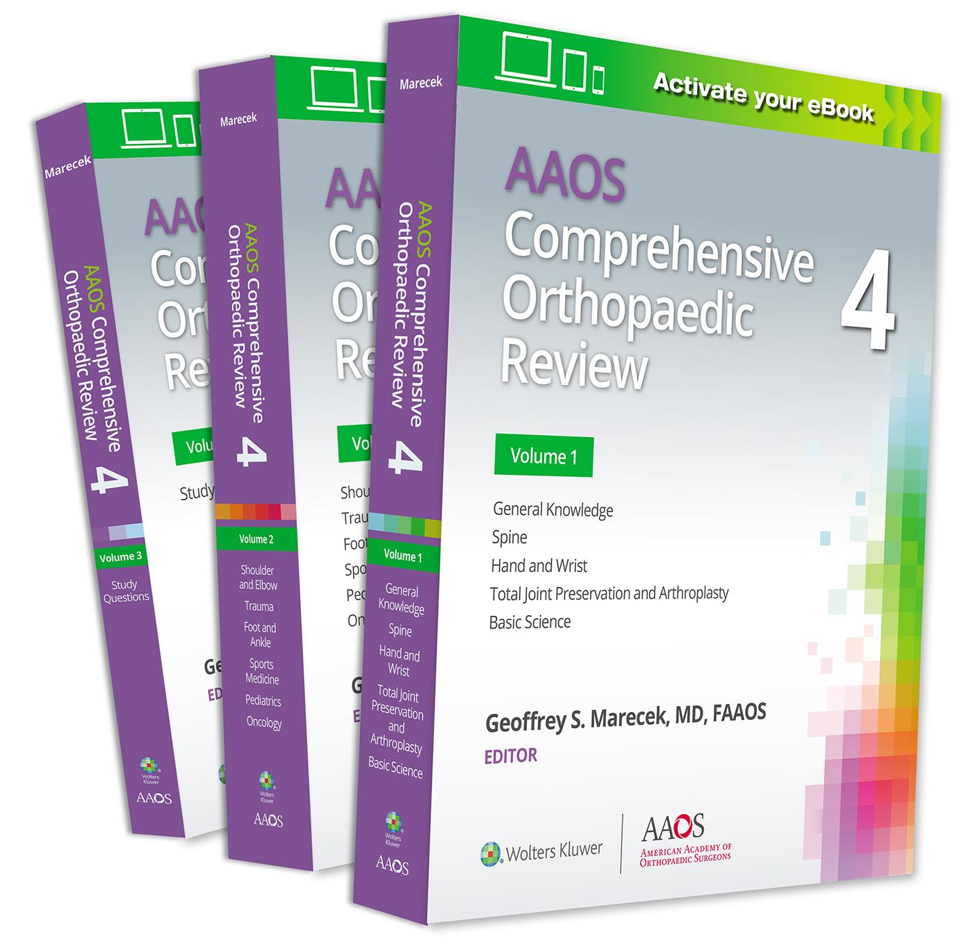 Cover: 9781975213404 | AAOS Comprehensive Orthopaedic Review 4: Print + Ebook | Marecek