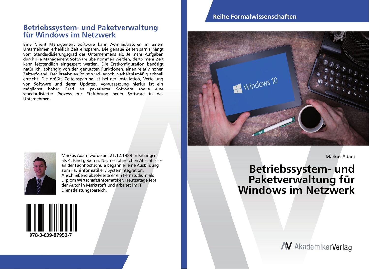 Cover: 9783639879537 | Betriebssystem- und Paketverwaltung für Windows im Netzwerk | Adam