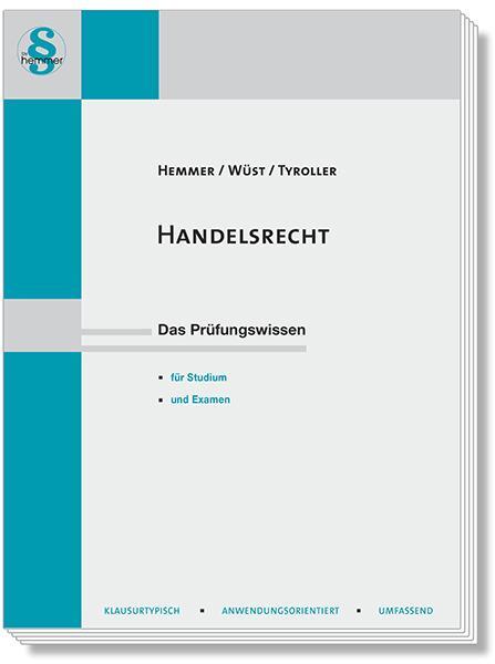 Cover: 9783968382739 | Handelsrecht | Das Prüfungswissen für Studium und Examen | Taschenbuch