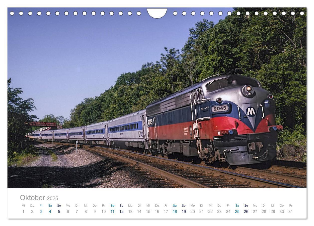 Bild: 9783435433421 | US Diesellokomotiven (Wandkalender 2025 DIN A4 quer), CALVENDO...