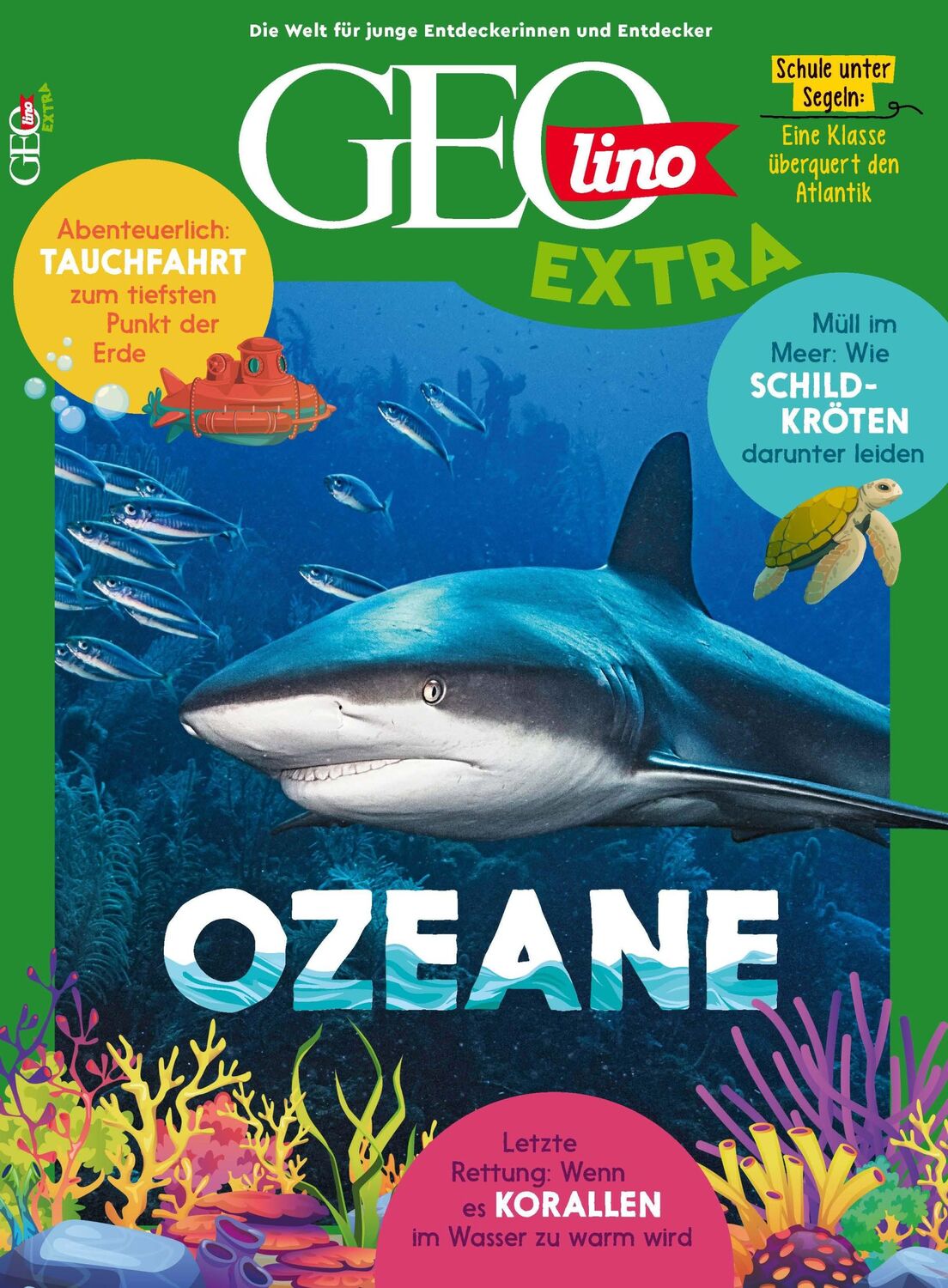 Cover: 9783652015011 | GEOlino extra 106/2024 - Ozeane | Juliane van Treeck | Broschüre