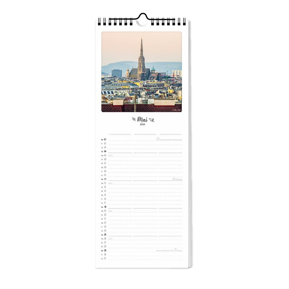 Bild: 4251781179430 | Planer 2025 - Wien | 3 Spalten | Pickmotion | Kalender | Deutsch