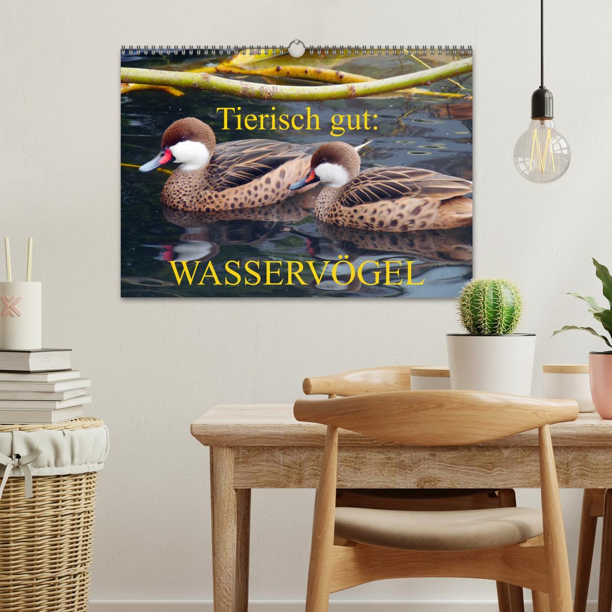 Bild: 9783435176014 | Tierisch gut: Wasservögel (Wandkalender 2025 DIN A3 quer), CALVENDO...