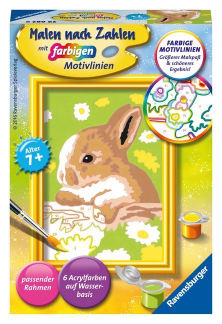 Cover: 4005556296828 | Ravensburger Malen nach Zahlen 29682 - Häschen Flecki - Kinder ab 7...