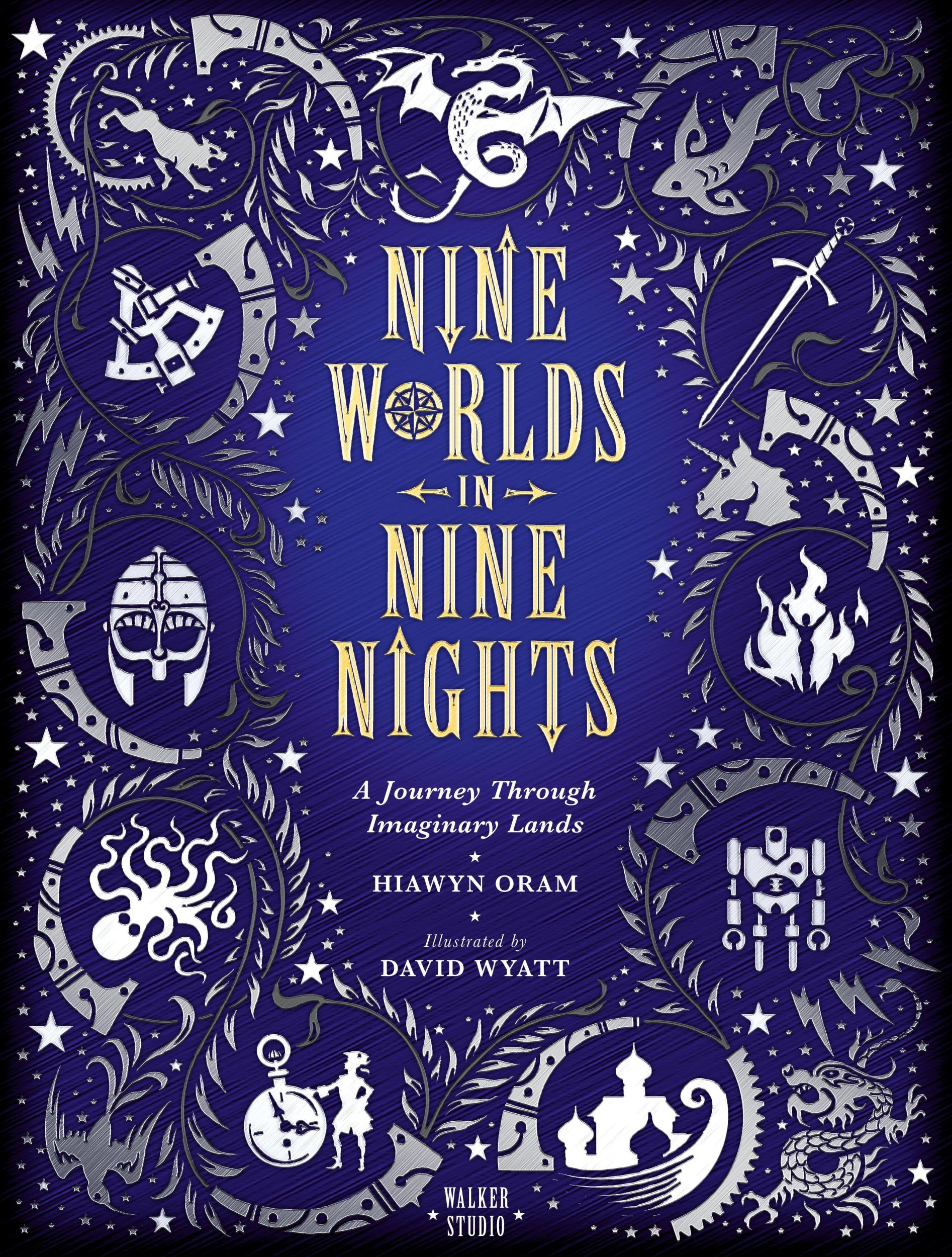 Cover: 9781406377705 | Nine Worlds in Nine Nights: A Journey Through Imaginary Lands | Oram