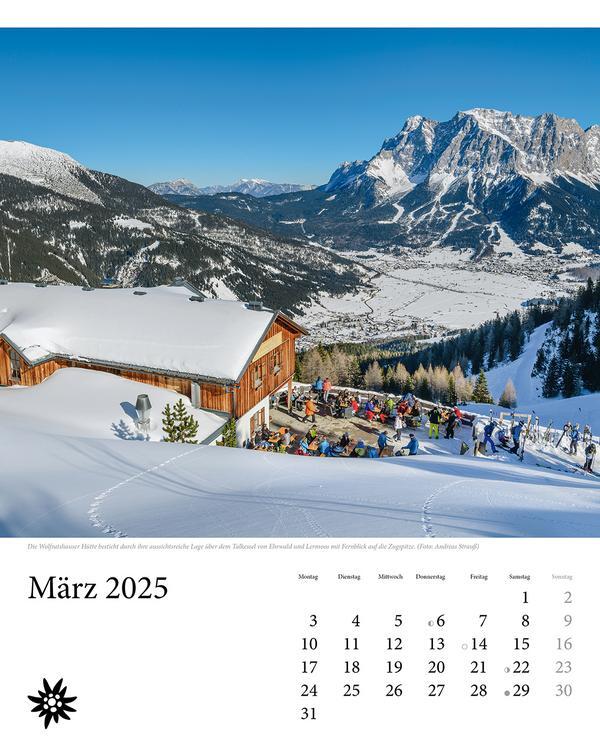 Bild: 9783731876120 | Hütten unserer Alpen 2025 | Verlag Korsch | Kalender | Spiralbindung