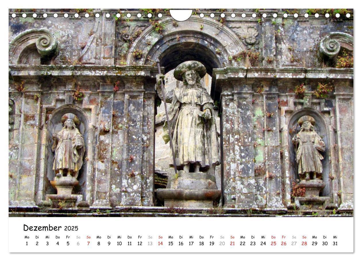 Bild: 9783435558247 | Jakobsweg - Camino Portugues (Wandkalender 2025 DIN A4 quer),...