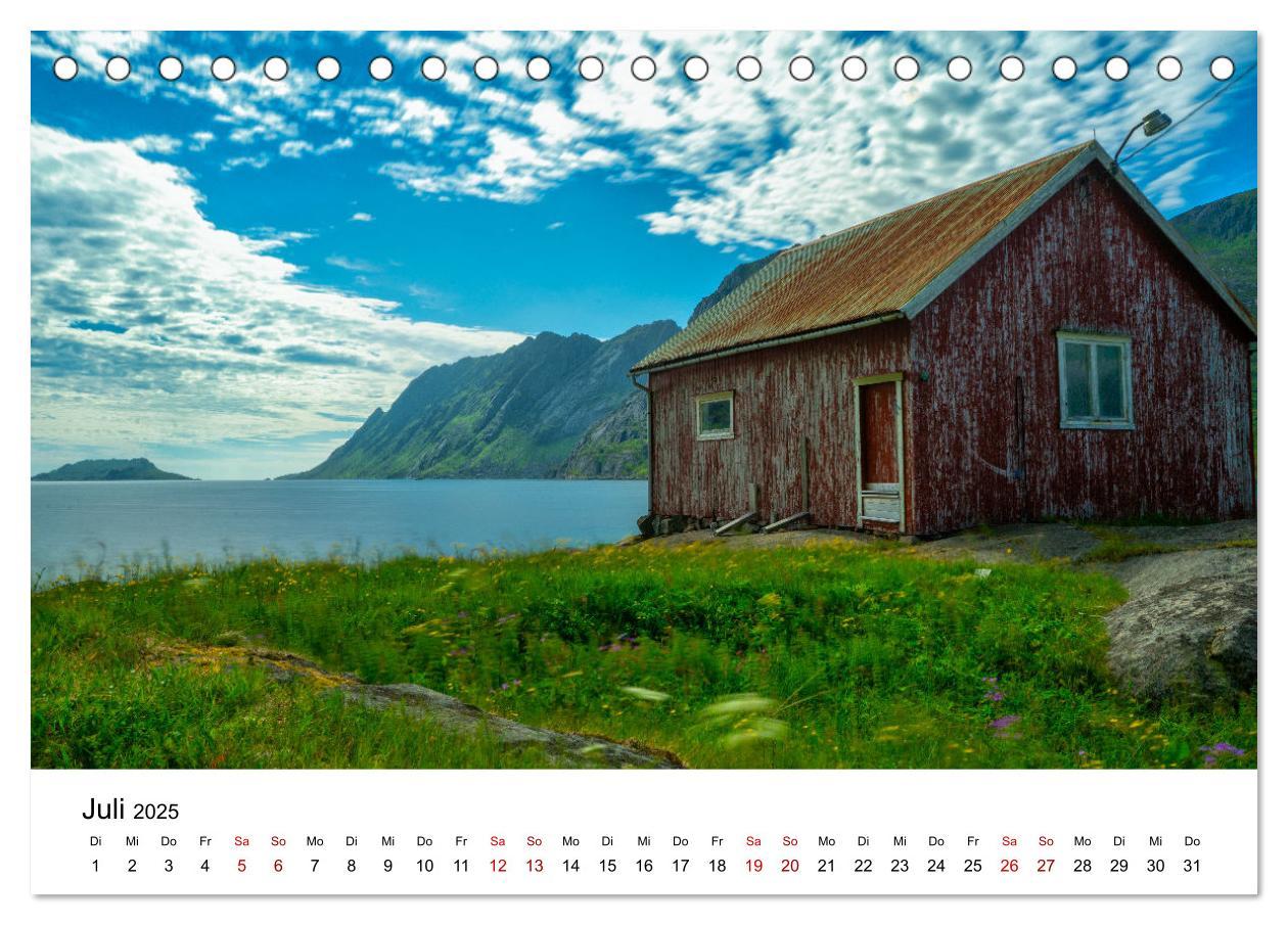 Bild: 9783435008476 | Lofoten (Tischkalender 2025 DIN A5 quer), CALVENDO Monatskalender