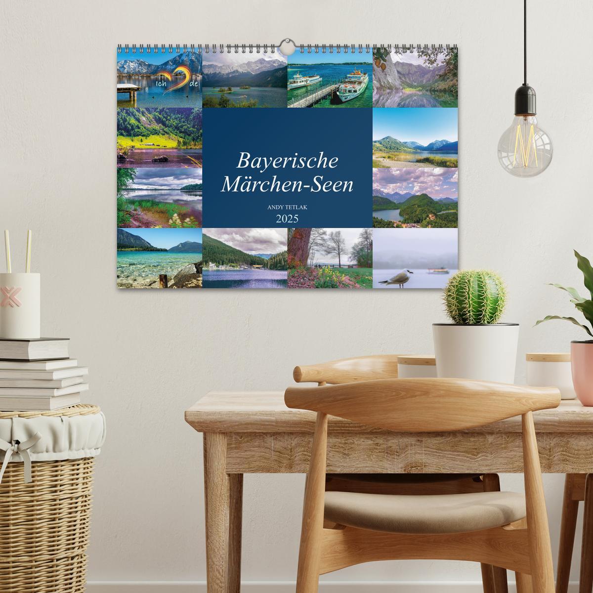 Bild: 9783435214549 | Bayerische Märchen-Seen (Wandkalender 2025 DIN A3 quer), CALVENDO...