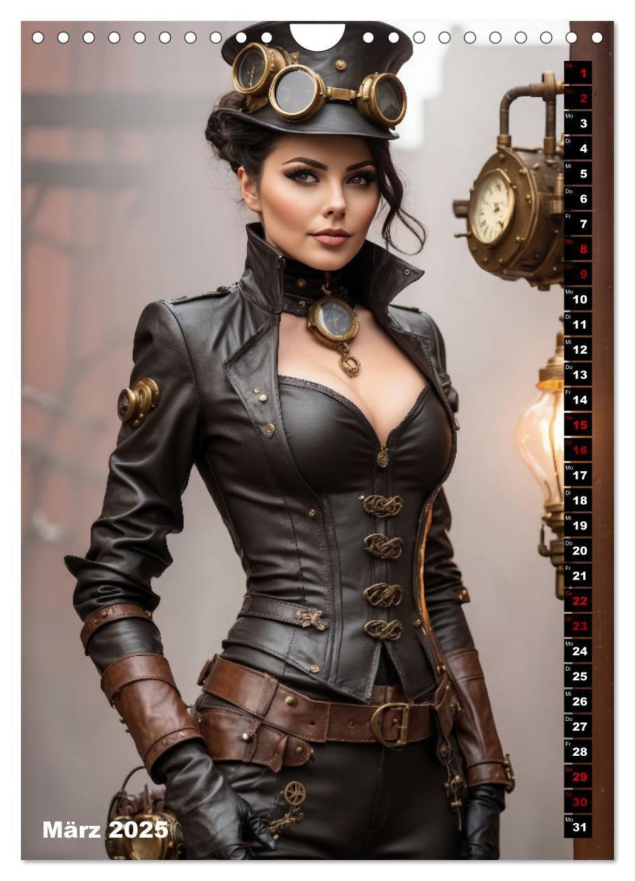 Bild: 9783435843992 | Steampunk Divas (Wandkalender 2025 DIN A4 hoch), CALVENDO...