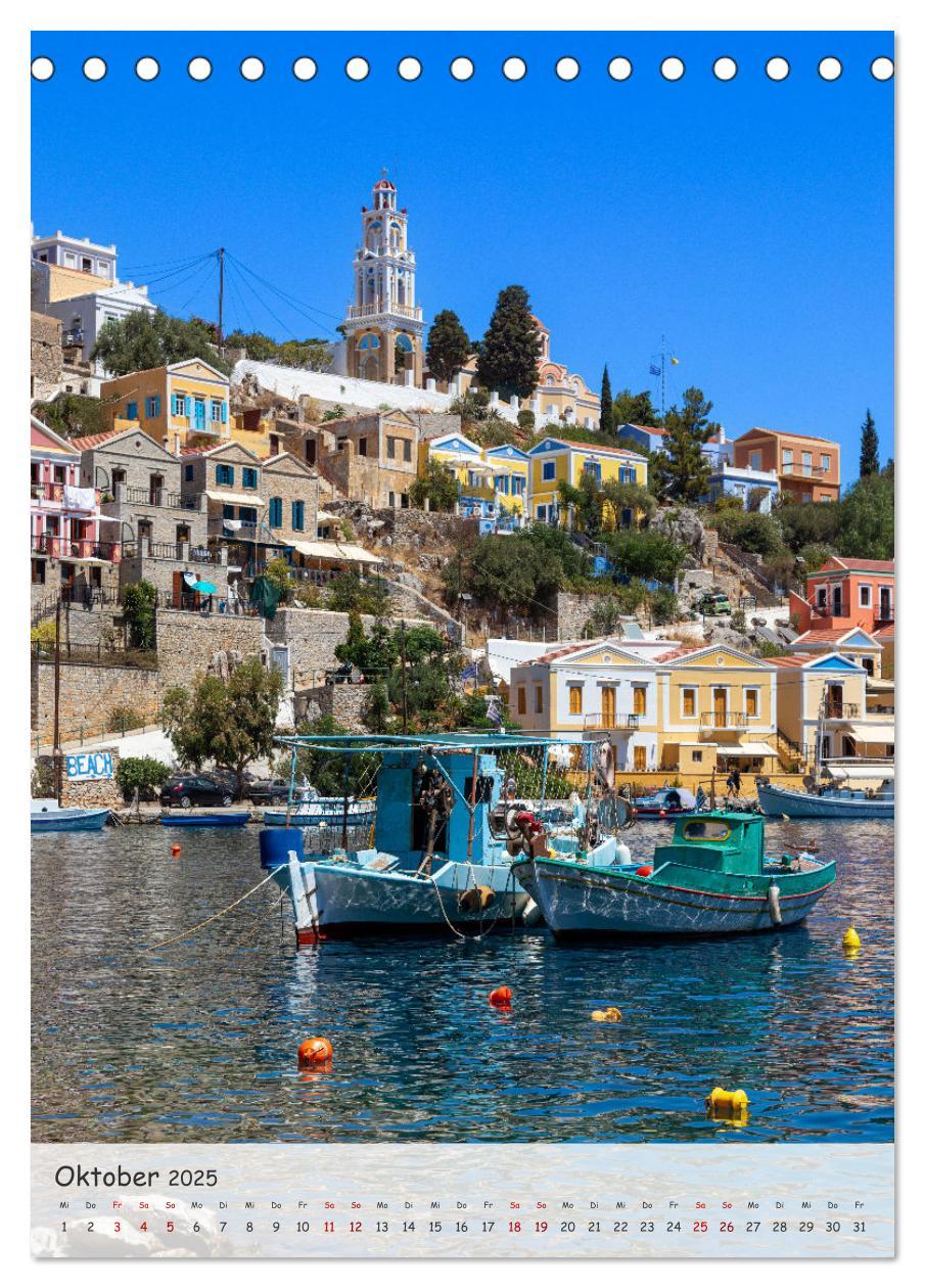 Bild: 9783435852260 | Rhodos und Symi, Insel der Schwammtaucher (Tischkalender 2025 DIN...