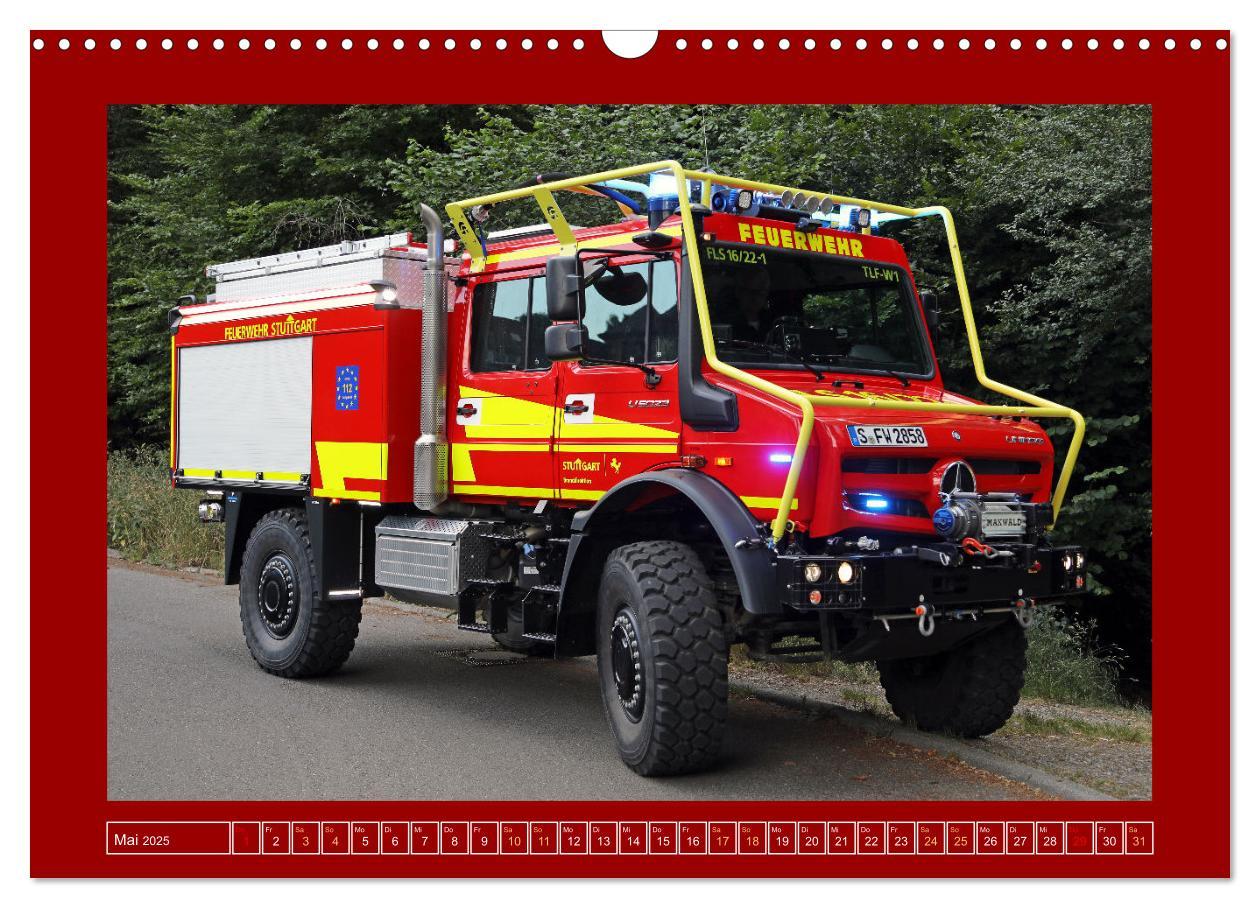 Bild: 9783457225417 | Unimog bei der Feuerwehr (Wandkalender 2025 DIN A3 quer), CALVENDO...