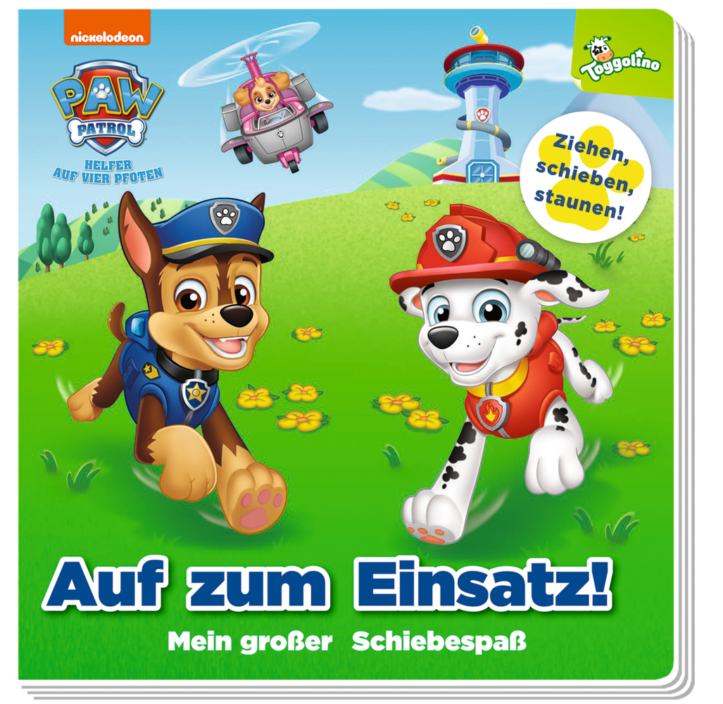 Cover: 9783833243684 | PAW Patrol: Auf zum Einsatz! - Mein großer Schiebespaß | Buch | 14 S.