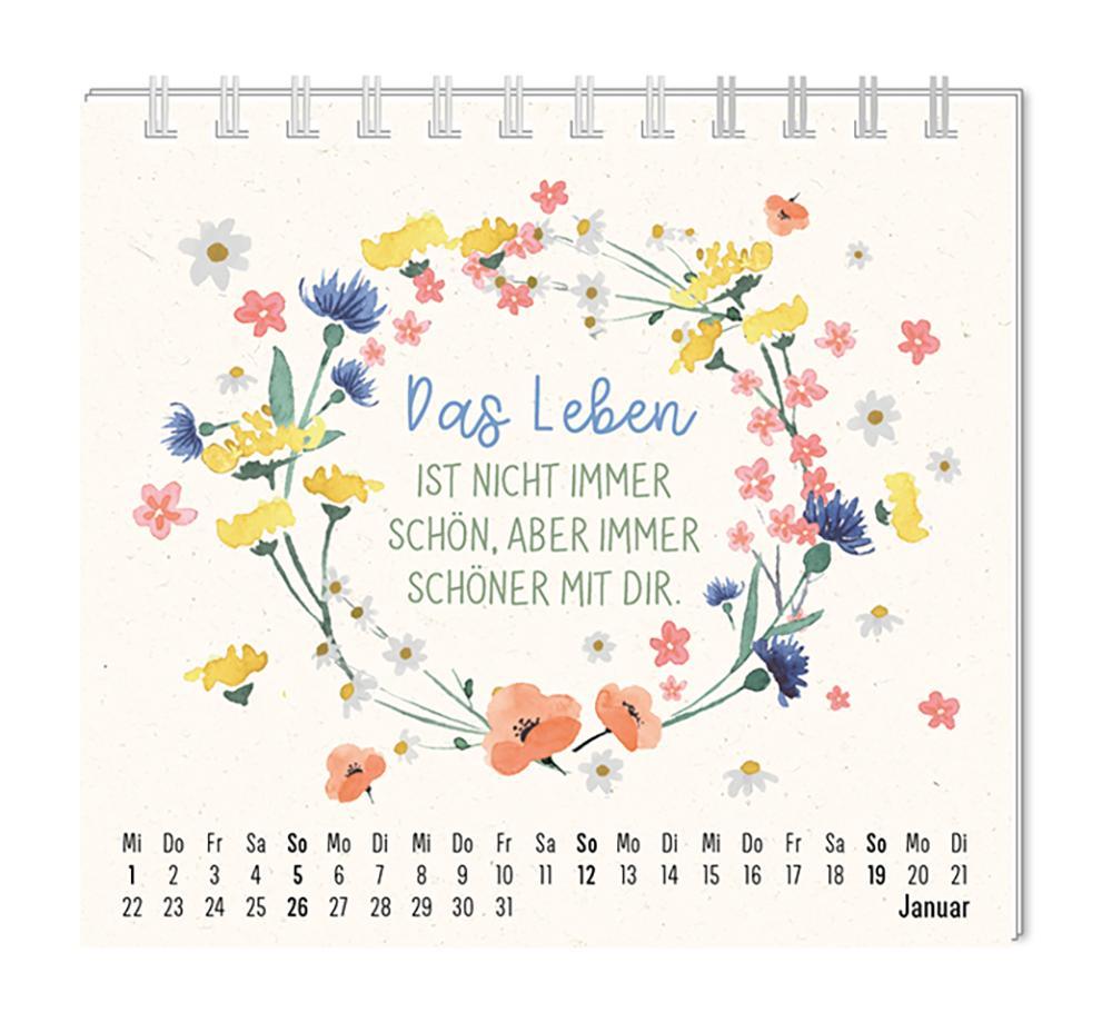 Bild: 9783986361327 | Mini-Kalender 2025 Du bist wundervoll | Mini-Kalender | Original