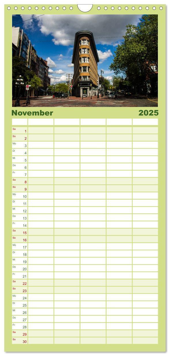 Bild: 9783457120736 | Familienplaner 2025 - Oh Canada... mit 5 Spalten (Wandkalender, 21...