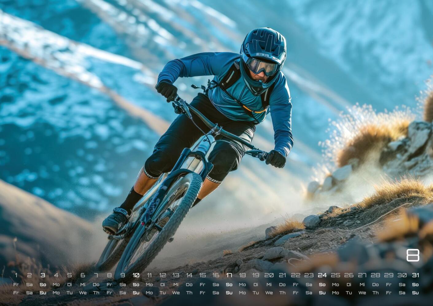 Bild: 9783986734121 | MTB Mountainbike - 2025 - Kalender DIN A2 | GP-Fever.de | Kalender