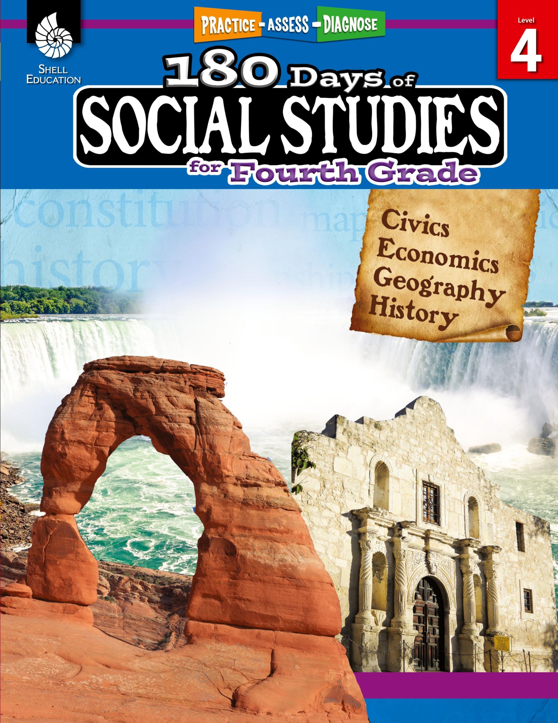 Cover: 9781425813963 | 180 Days of Social Studies for Fourth Grade | Marla Tomlinson (u. a.)