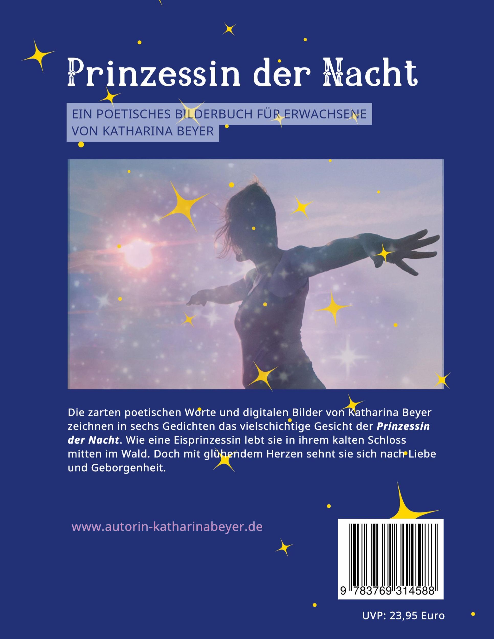 Rückseite: 9783769314588 | Prinzessin der Nacht | Ein poetisches Bilderbuch | Katharina Beyer