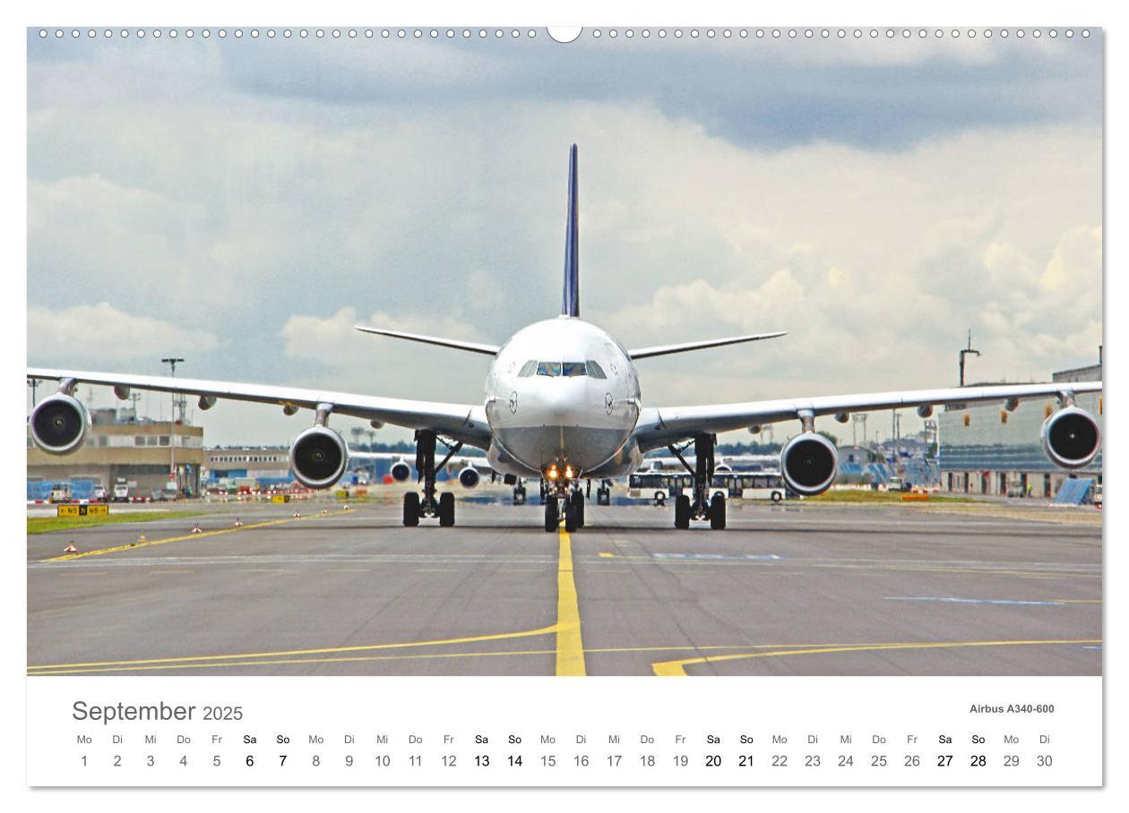 Bild: 9783435130054 | Große und kleine Flieger am Flughafen (Wandkalender 2025 DIN A2...