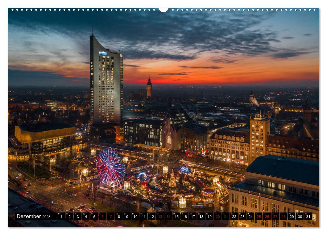 Bild: 9783383988356 | Leipzig von Oben 2025 (Wandkalender 2025 DIN A2 quer), CALVENDO...