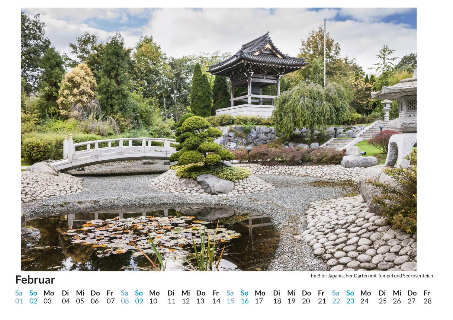 Bild: 9783759122391 | Japanische Gärten - (Wandkalender 2025, Kalender DIN A4 quer,...