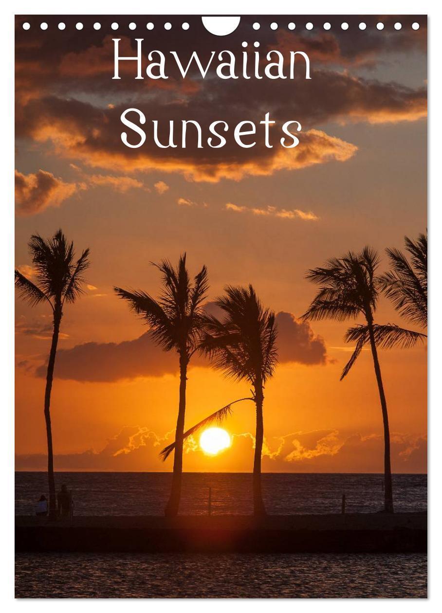 Cover: 9783457073155 | Hawaiian Sunsets (Wandkalender 2025 DIN A4 hoch), CALVENDO...