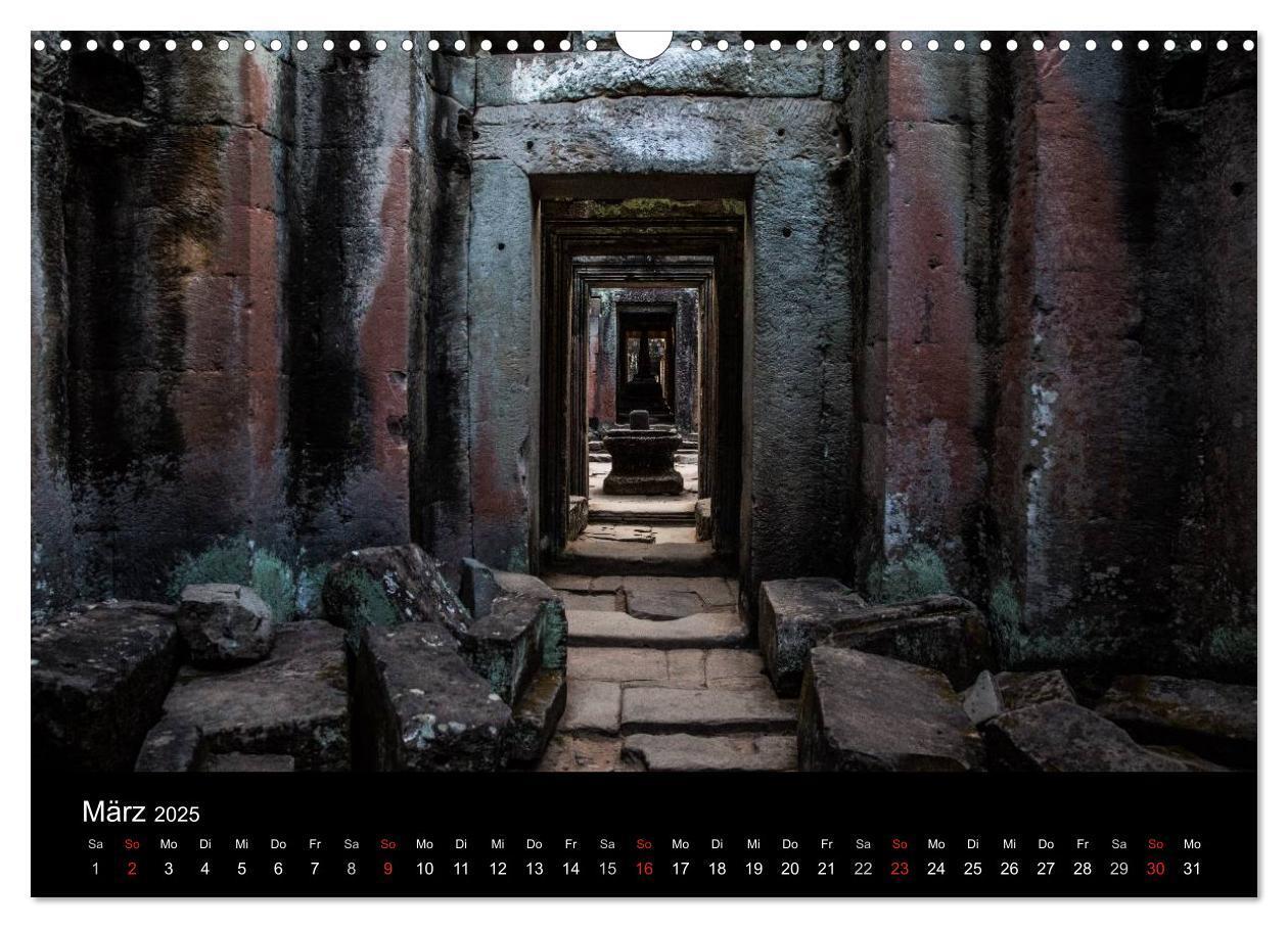 Bild: 9783435630745 | Tempel rund um Angkor Wat (Wandkalender 2025 DIN A3 quer), CALVENDO...