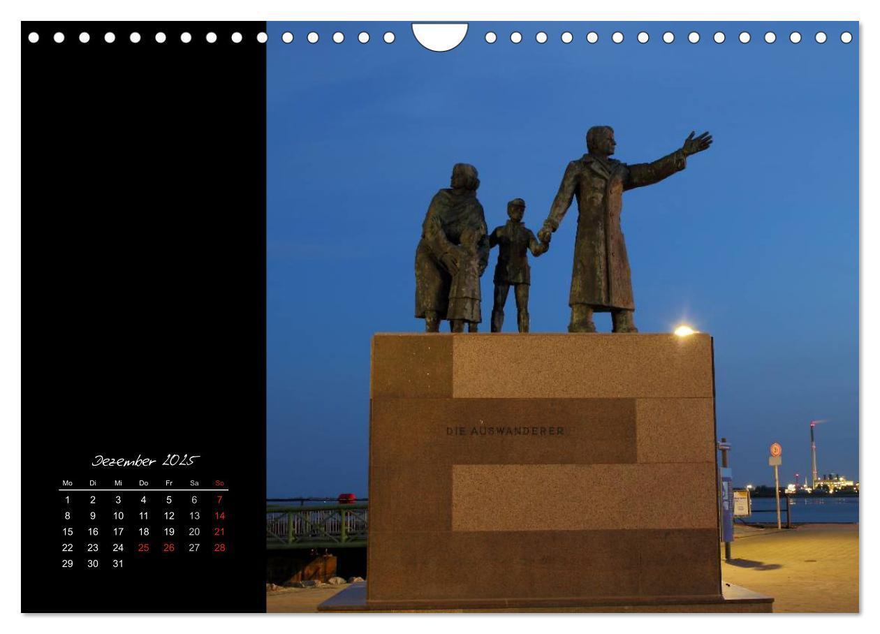 Bild: 9783435831159 | Bremerhaven Nights (Wandkalender 2025 DIN A4 quer), CALVENDO...