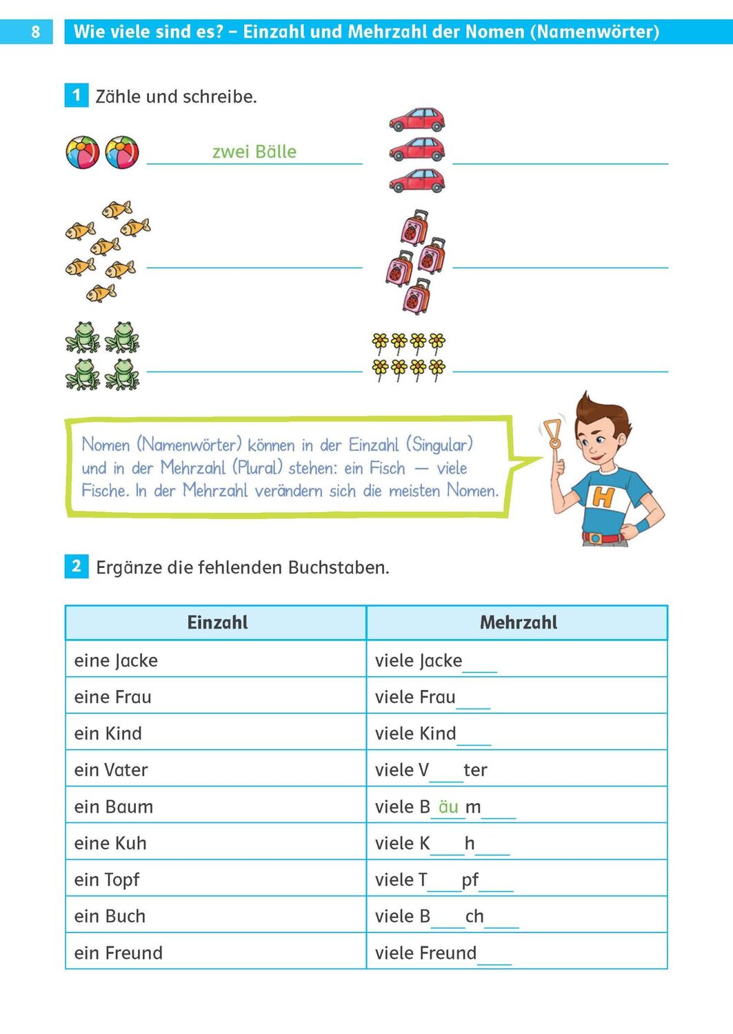 Bild: 9783129497388 | Die Deutsch-Helden Grammatik 2. Klasse | Deutsch in der Grundschule