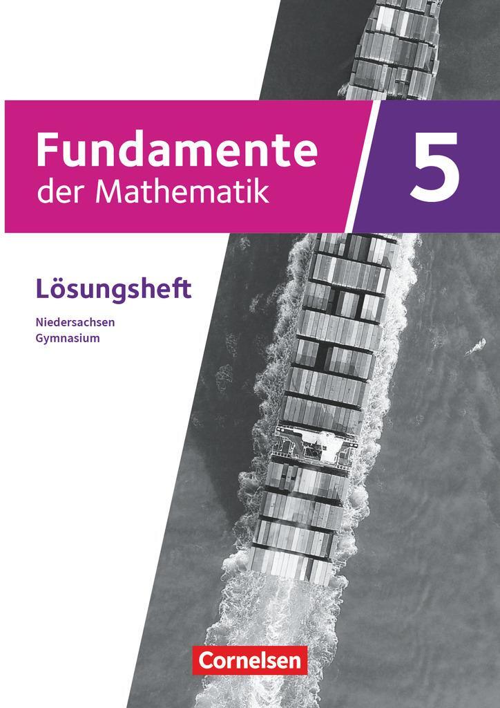 Cover: 9783060406487 | Fundamente der Mathematik 5. Schuljahr. Niedersachsen - Lösungen...