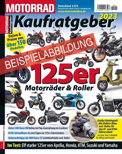 Cover: 9783613321861 | Motorrad Kaufratgeber - 01/2024 | 125er Roller | Taschenbuch | 130 S.