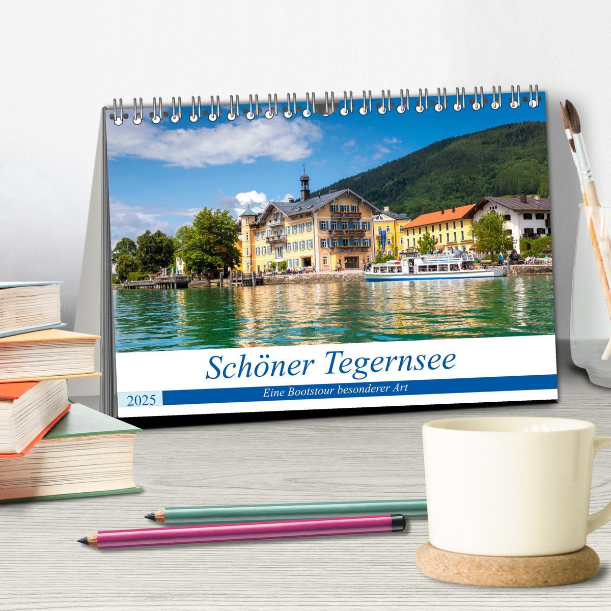 Bild: 9783435212767 | Schöner Tegernsee (Tischkalender 2025 DIN A5 quer), CALVENDO...