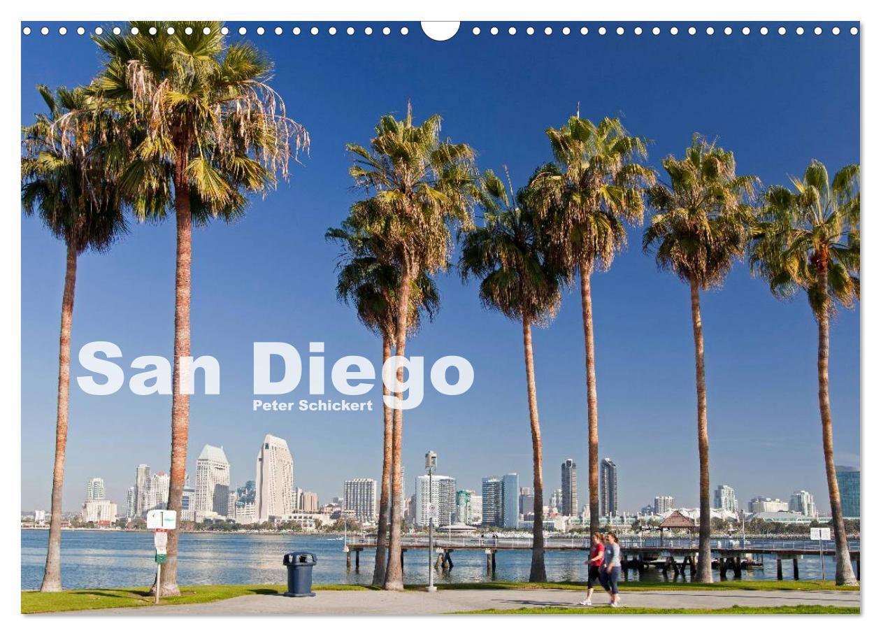 Cover: 9783435739752 | San Diego (Wandkalender 2025 DIN A3 quer), CALVENDO Monatskalender