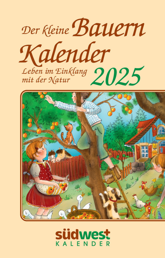 Cover: 9783517102801 | Der kleine Bauernkalender 2025 - Leben im Einklang mit der Natur -...