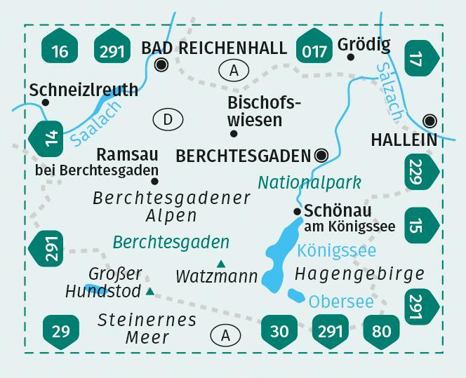 Bild: 9783991219897 | KOMPASS Wanderkarte 794 Berchtesgadener Land, Königssee,...