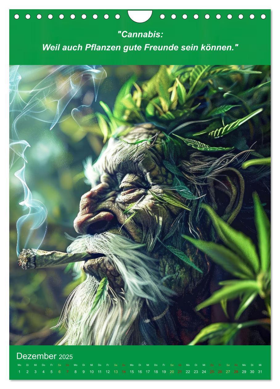 Bild: 9783435691517 | Der humoristische Cannabis Kalender (Wandkalender 2025 DIN A4...