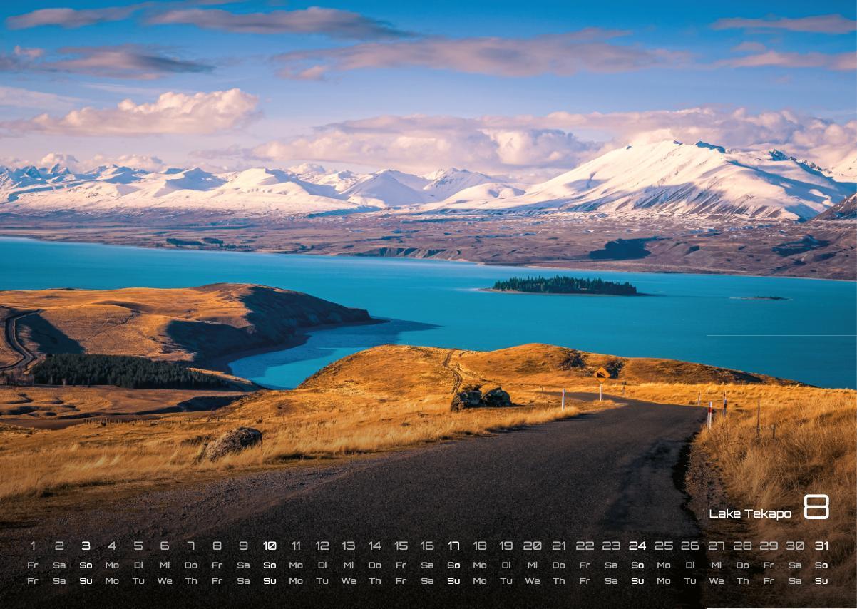 Bild: 9783986734183 | Neuseeland - Das Land der langen weißen Wolke - 2025 - Kalender DIN A3