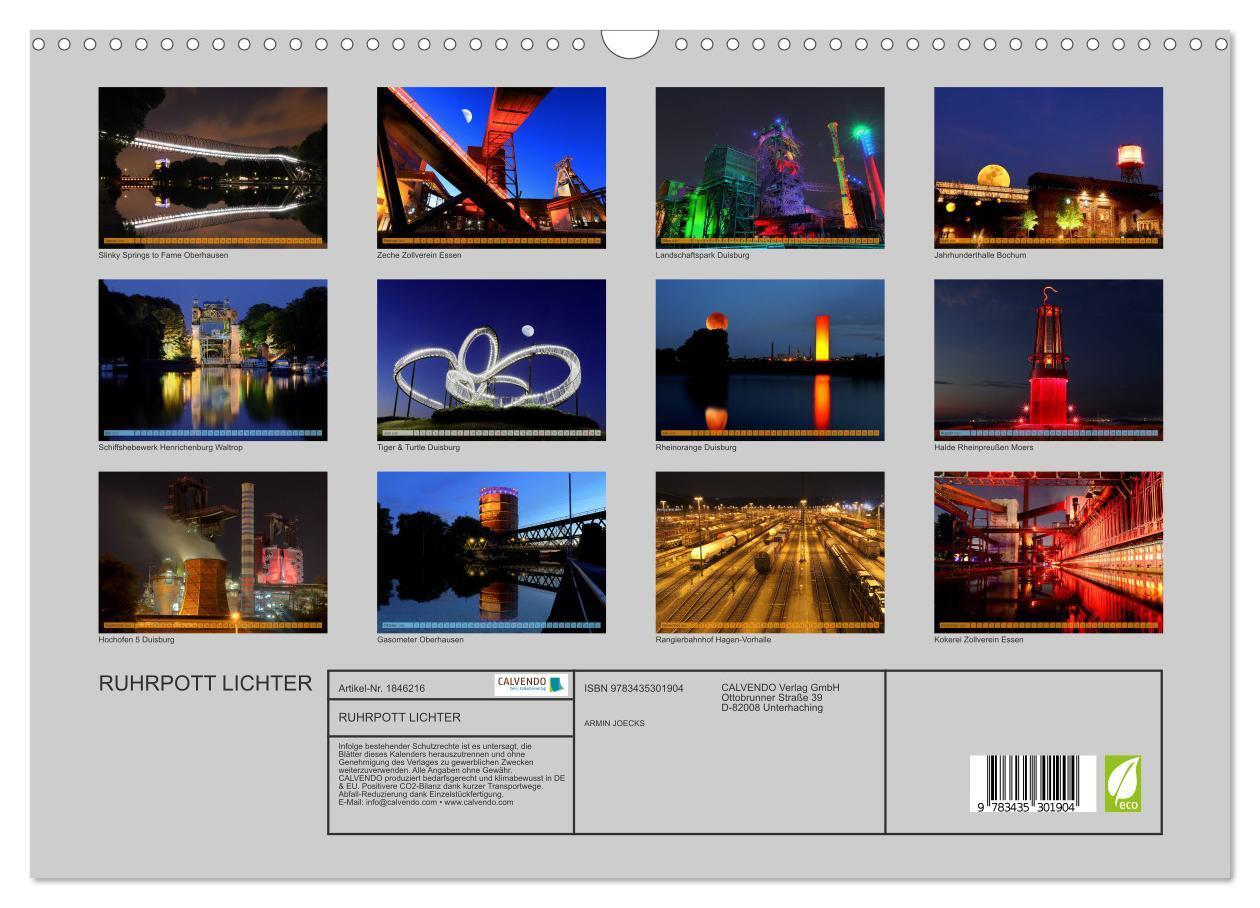 Bild: 9783435301904 | RUHRPOTT LICHTER (Wandkalender 2025 DIN A3 quer), CALVENDO...